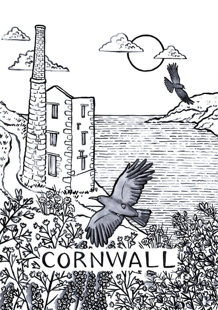 A3 Cornwall print