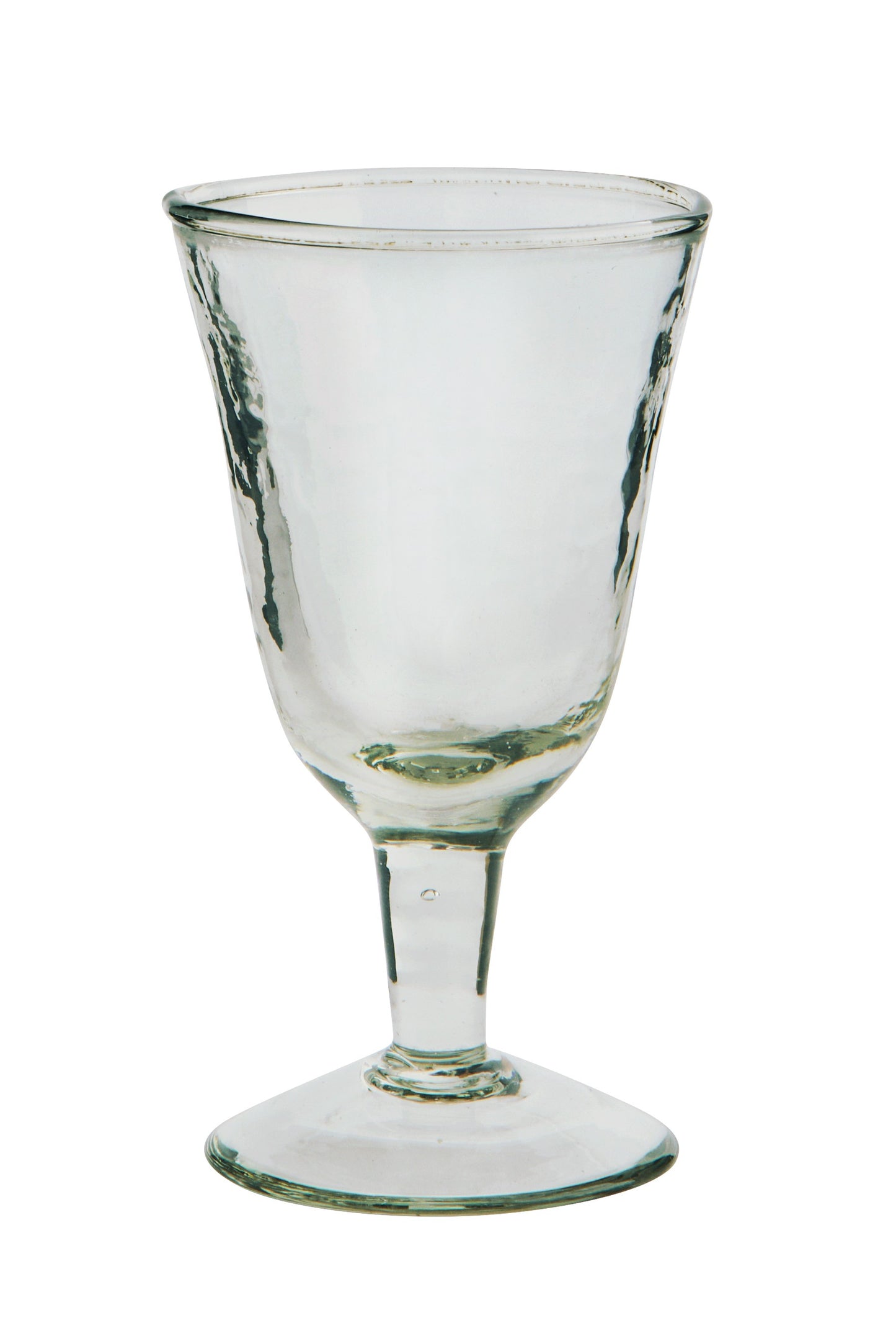 Hammered Wine Glass