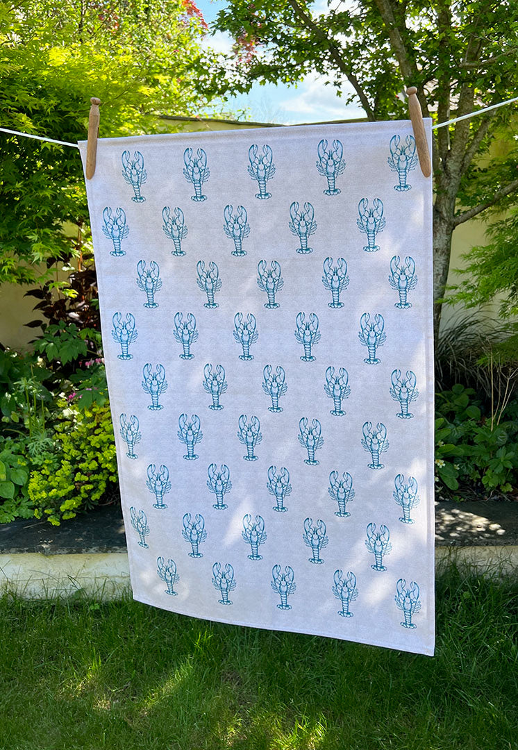 100% Cotton Lobster Tea Towel