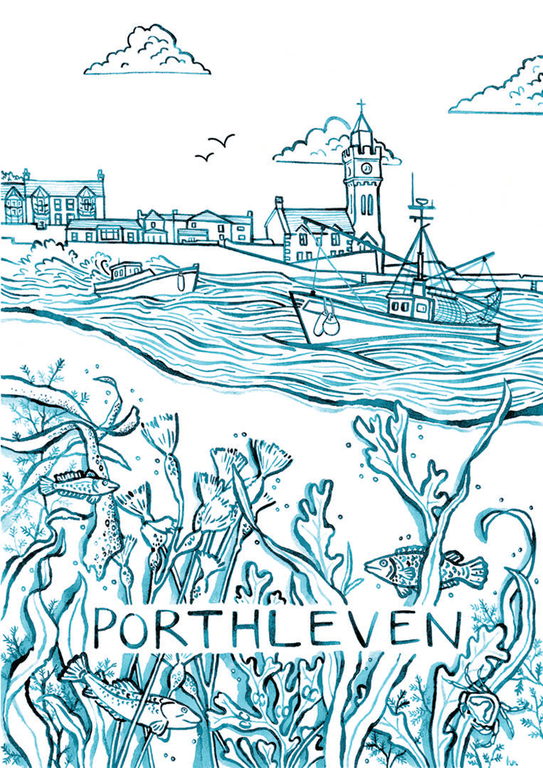 A3 Porthleven print