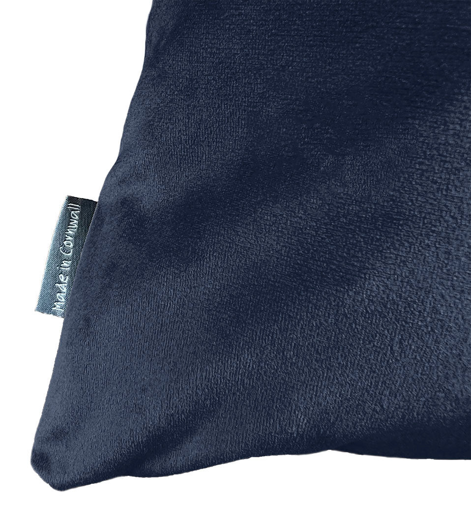 Blue Palm Cushion Cover
