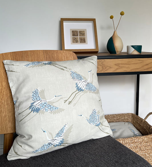 Crane Cushion Cover