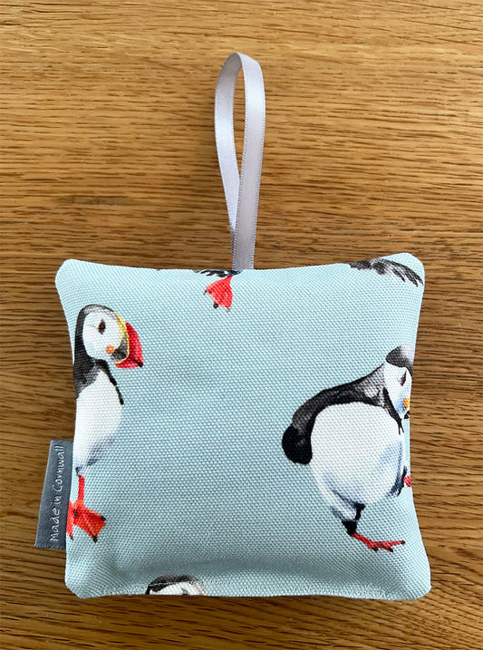 Duck egg Puffin Lavender Pillow