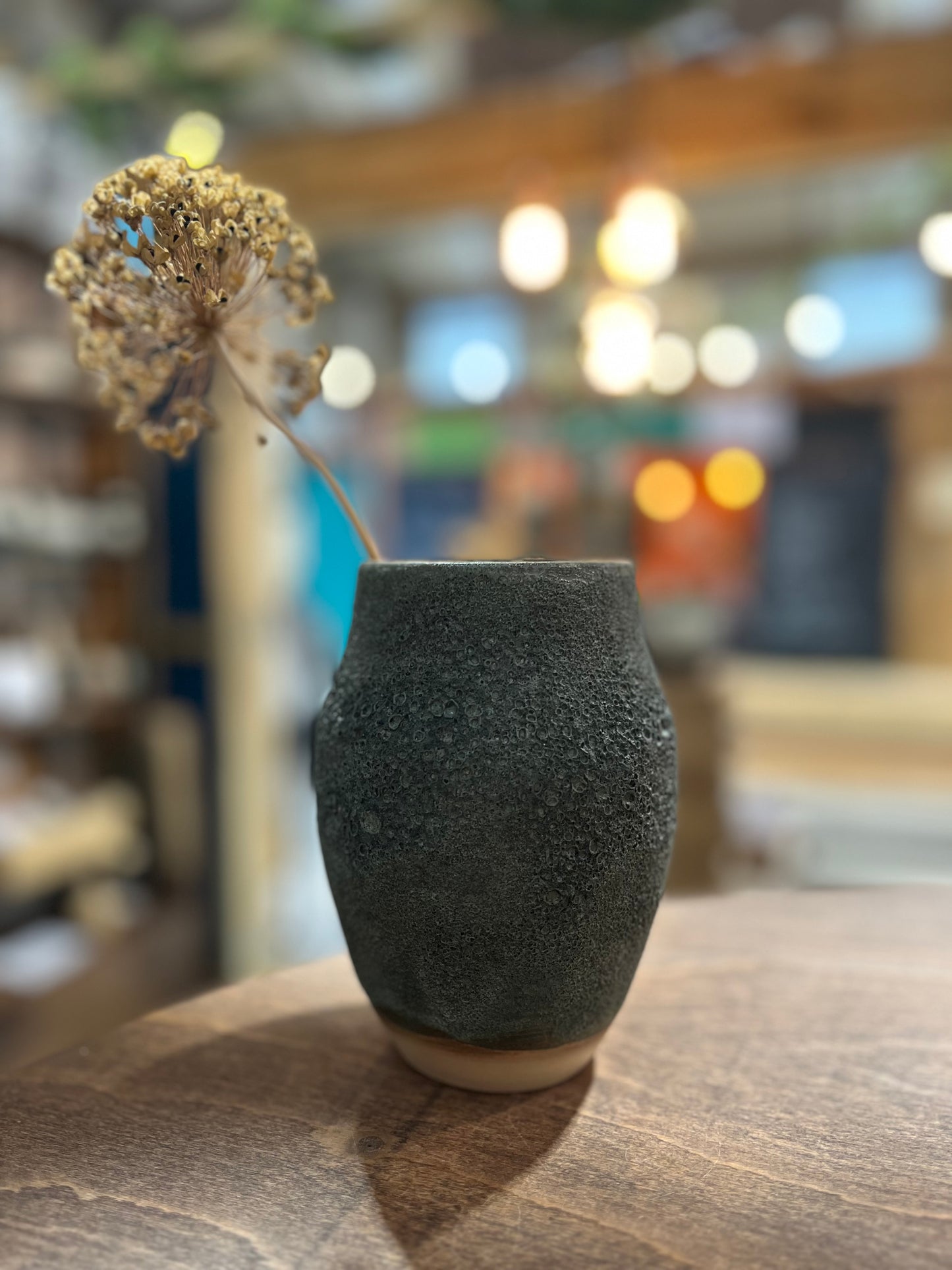 Lichen Stoneware vase