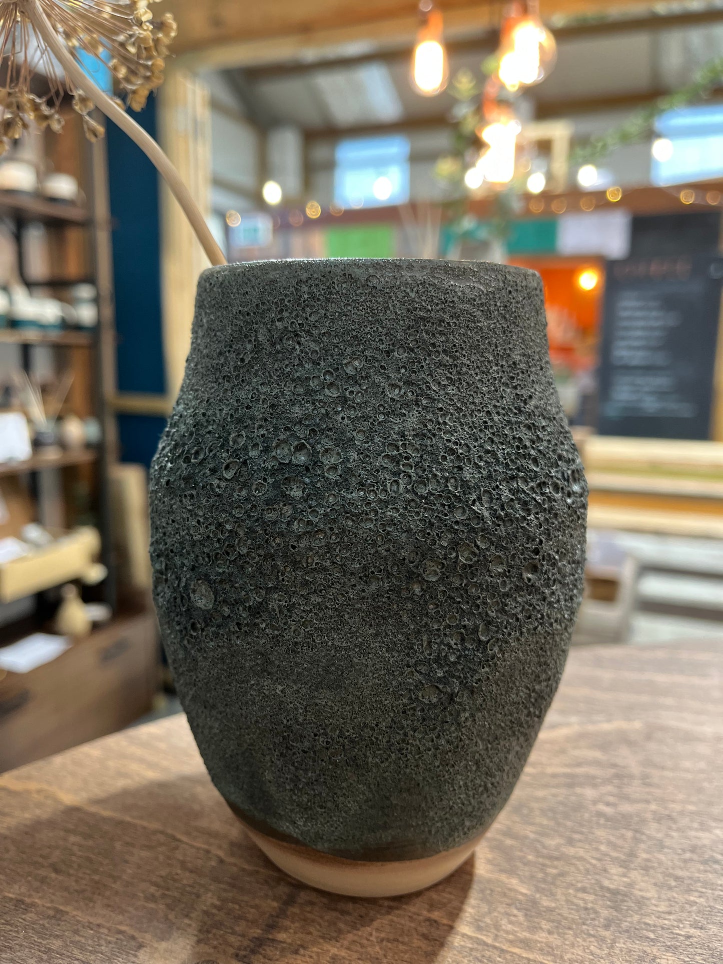 Lichen Stoneware vase