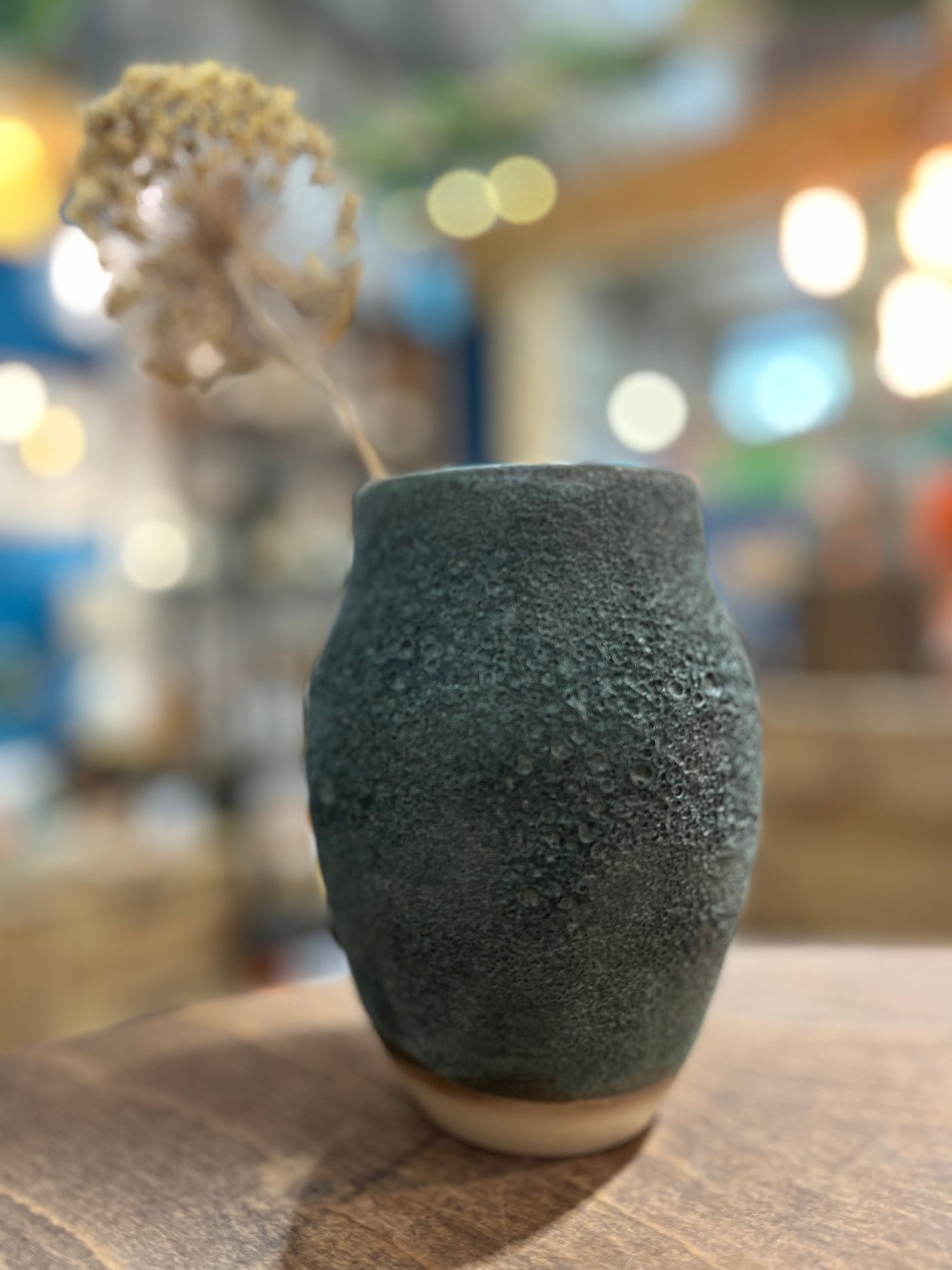 Lichen Stoneware vase