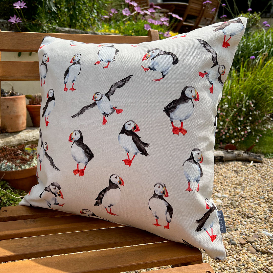 Puffin Cushion Cover