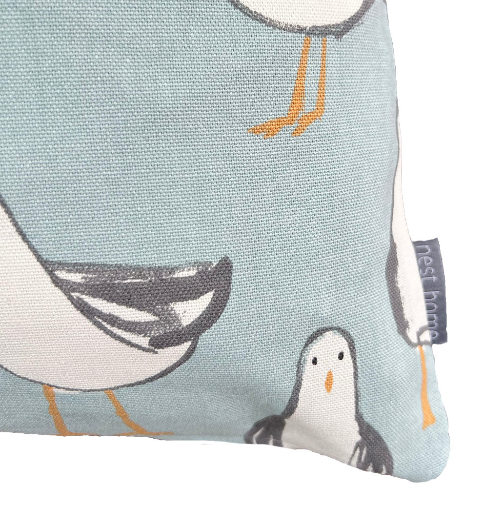 Blue Seagull Cushion Cover 43x43cm