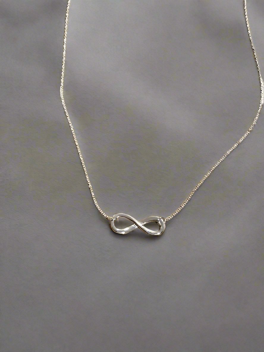 Sterling Silver Infinity Necklace